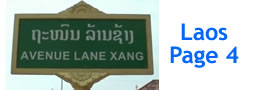 Panneau au Laos